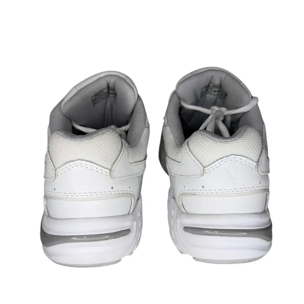 Vionic Women Sneakers White 23Walk 2.0 Comfy Shoes Size 8.5 Orthopedic Leather